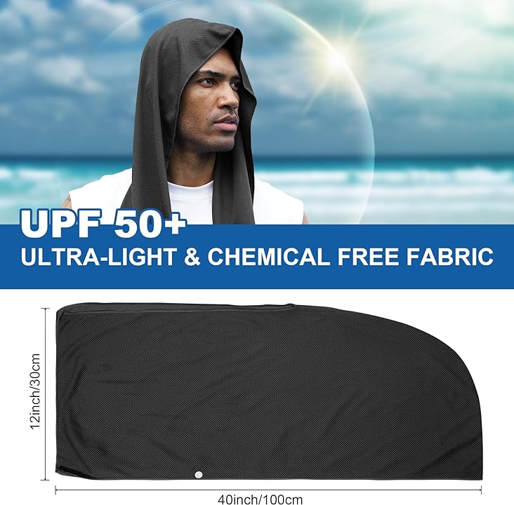 HydroActive Cooling Sports Hoodie Towel
